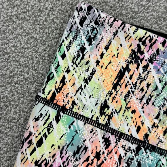 Victoria’s Secret Sport Rainbow Cat Scratch Knockout Leggings Medium Glow - Picture 5 of 11